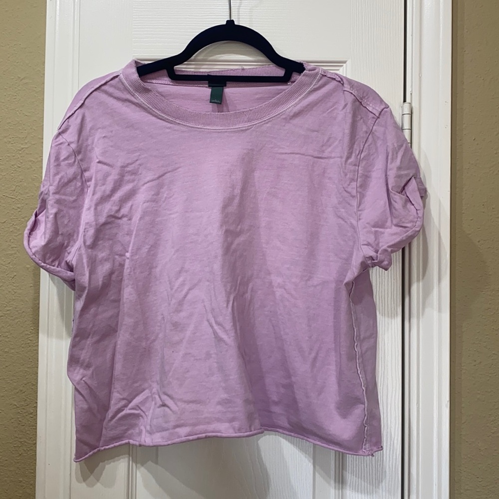 Pink crop top